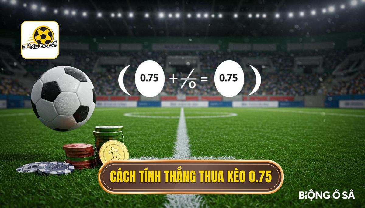 Kèo Chấp 0.75 Là Gì? Giải Mã Chi Tiết Tỷ Lệ Cược Thắng Lớn 2 Cách Tính Thắng Thua Chi Tiết Khi Đặt Kèo Chấp 0.75