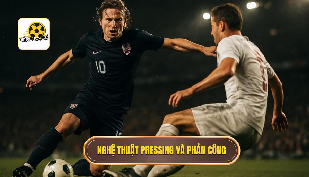 Nghệ thuật pressing và phản công tổng lực