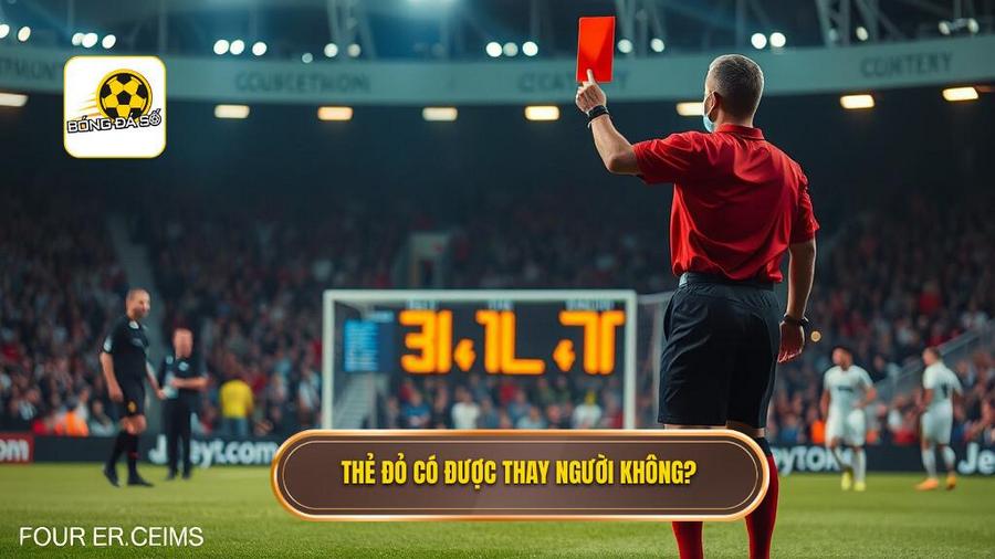 Thẻ đỏ có được thay người không? Phân tích chi tiết từ chuyên gia BÓNG ĐÁ SỐ 1 1. Thẻ đỏ có được thay người không_