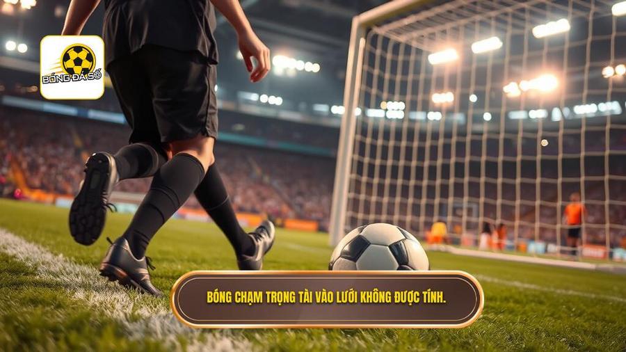2. Bóng chạm trọng tài vào lưới không được tính.