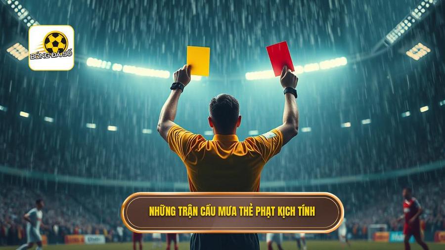 2. Những trận cầu mưa thẻ phạt kịch tính