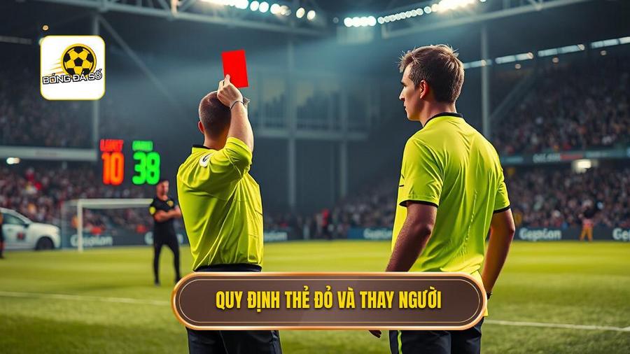 Thẻ đỏ có được thay người không? Phân tích chi tiết từ chuyên gia BÓNG ĐÁ SỐ 2 2. Quy định thẻ đỏ và thay người